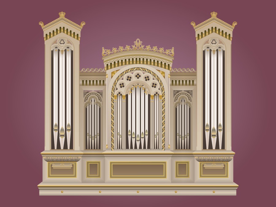 The Sebastian M. Gl&uuml;ck at Marble Collegiate Church in Manhattan has nearly 6,500 pipes at the front and rear of the sanctuary.